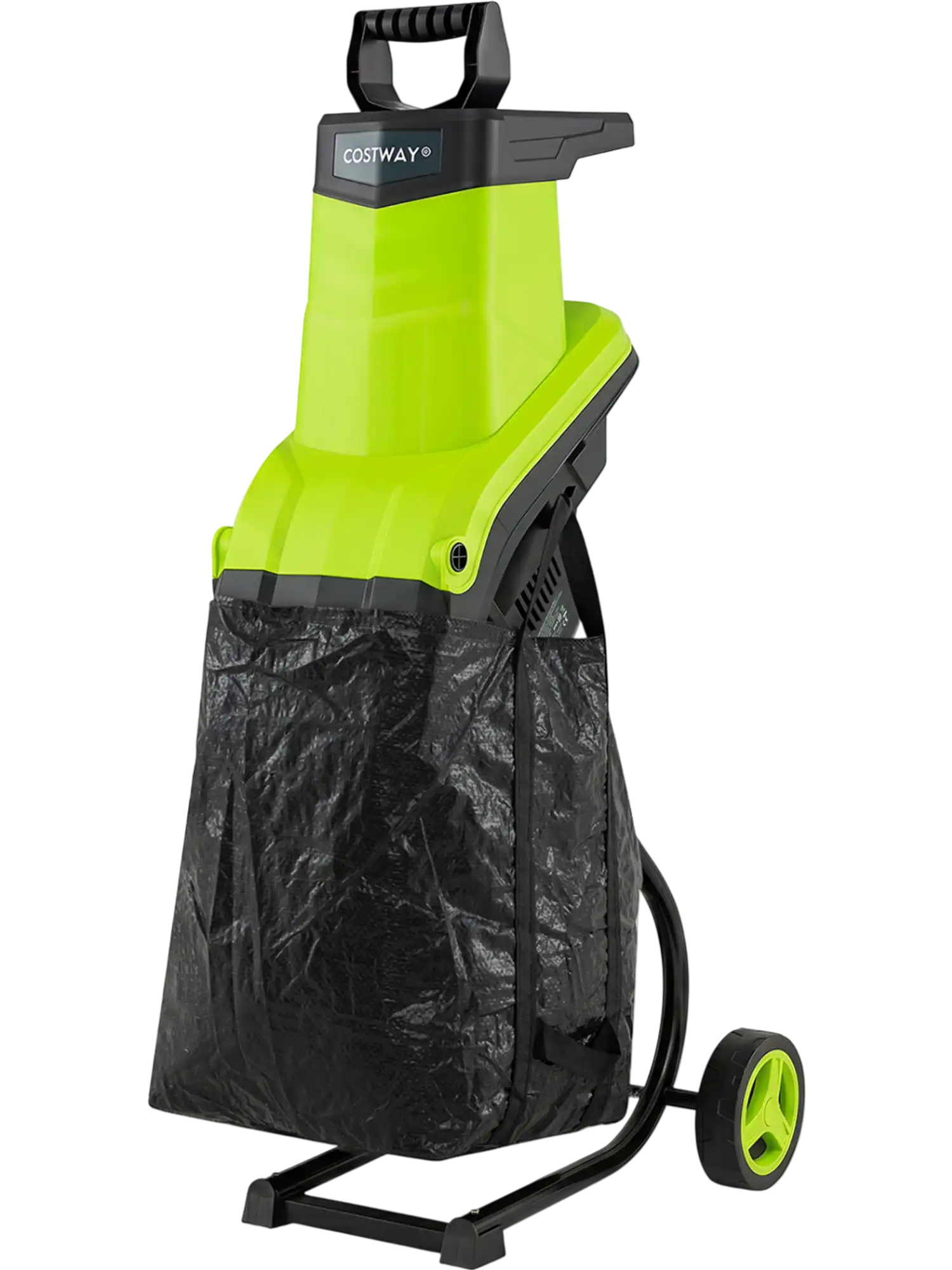 Costway 15-Amp Electric Wood Chipper Shredder Mulcher 1.8