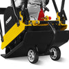 Honda GX160 Vibratory Plate Compactor with Wheel Kit, 3600 lb Centrifugal Force for Soil, Gravel, Asphalt and Paver Base, PC90H