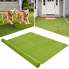 15 x 7 feet artificial turf rug with low 0.75 inch pile height, ideal for pet areas and easy maintenance.