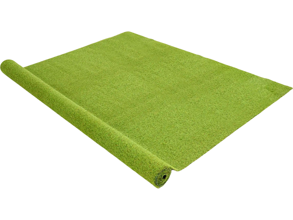 15 x 7 feet artificial turf rug with low 0.75 inch pile height, ideal for balconies and pet areas, featuring dense.