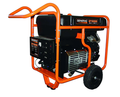 Generac GP15000E 15000W/22500W Gas Generator Electric Start Scratch & Dent