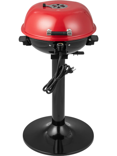 Costway 1600W Portable Electric BBQ Grill Removable Non-Stick Warming Rack 12986457 New