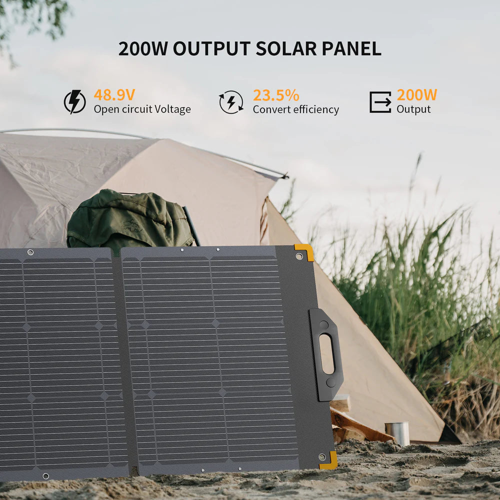 Pecron PV200 Solar Panel 200W Portable Waterproof IP67 New