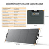 Pecron PV200 Solar Panel 200W Portable Waterproof IP67 New