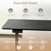 Ergonomic electric standing desk with a 48" x 24" surface, digital control panel, and adjustable height from 28.5" to.