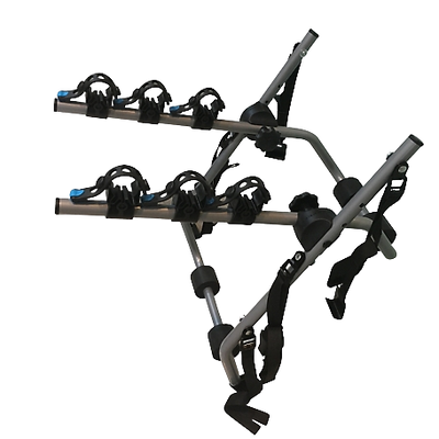 DK2 BCR190 Bike Carrier 81 lb. Capacity 3-Bike Trunk-Mounted Aluminum New