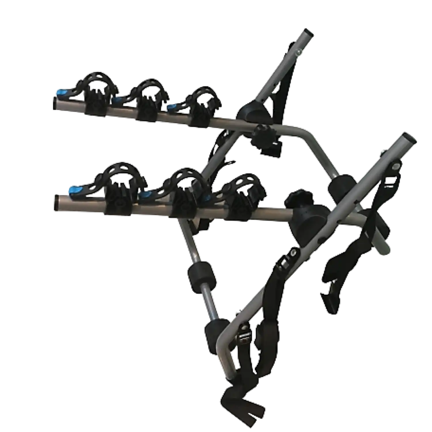 DK2 BCR190 Bike Carrier 81 lb. Capacity 3-Bike Trunk-Mounted Aluminum New