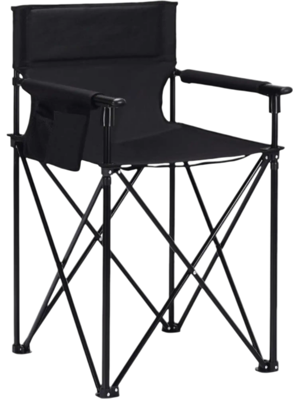 Portable 38 Inch Oversized High Camping Fishing Folding Chair 