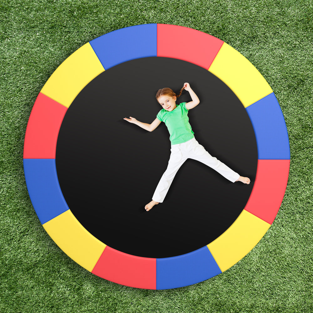 16 Feet Trampoline Pad Replacement Safety Pad with Fixing Straps (Multicolor) - Gallery View 1 of 10