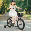 16-Inch Kids Bike with Basket and Adjustable Handlebar for 4-7 Years Old - Gallery View 1 of 9