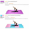 Folding gymnastics tumbling mat in purple, 8x4 feet, made of PU leather and EPE foam, ideal for sports practice and.