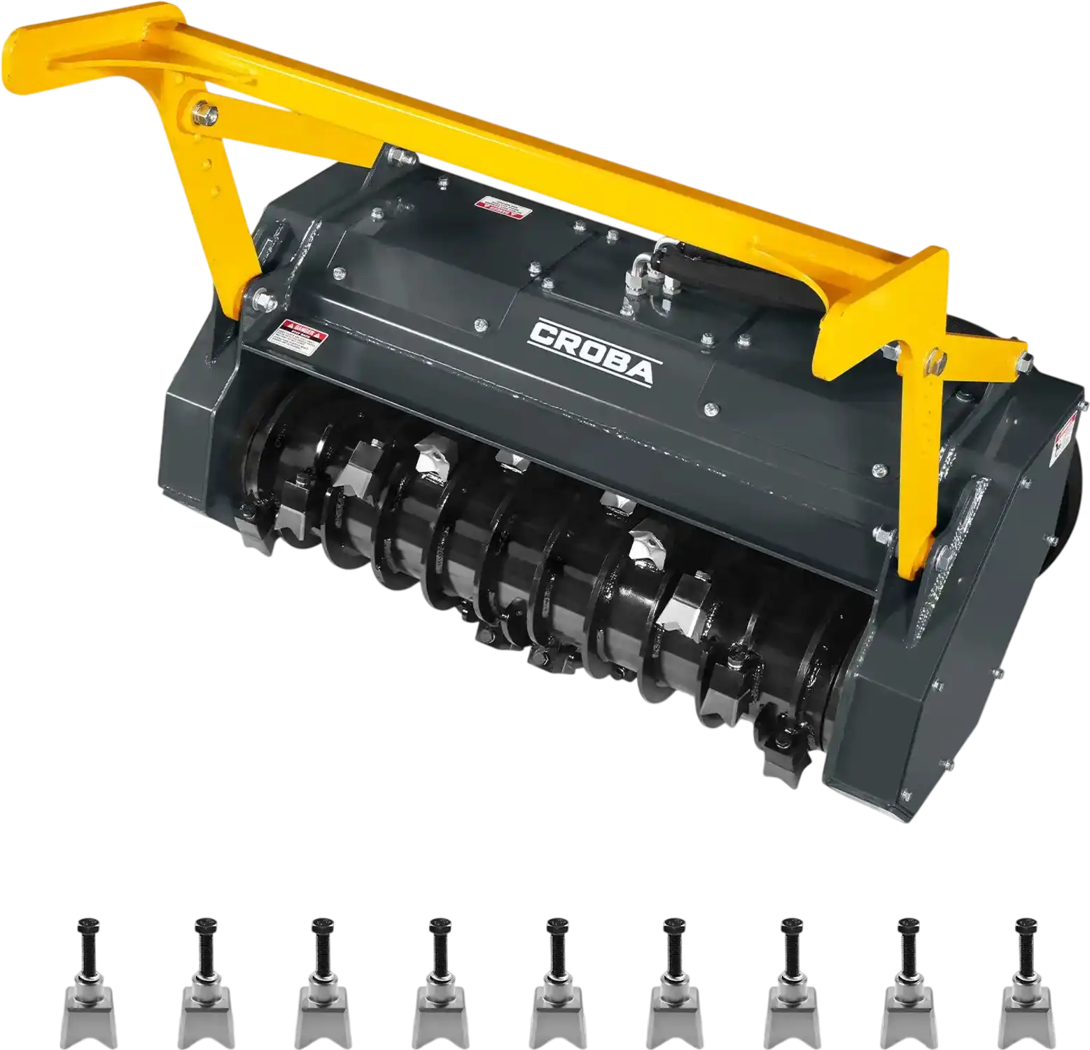 MechMaxx MCH37 Skid Steer Mulcher 37