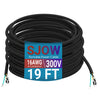19 FT 16 AWG 4 conductor power cable with durable PVC insulation, ideal for mini split AC and HVAC wiring applications.