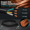 16 AWG 4 conductor mini split AC communication wire features oxygen-free copper for excellent conductivity and durability.