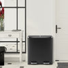16 Gallon Dual Step Trash Can-Black - Gallery View 1 of 10