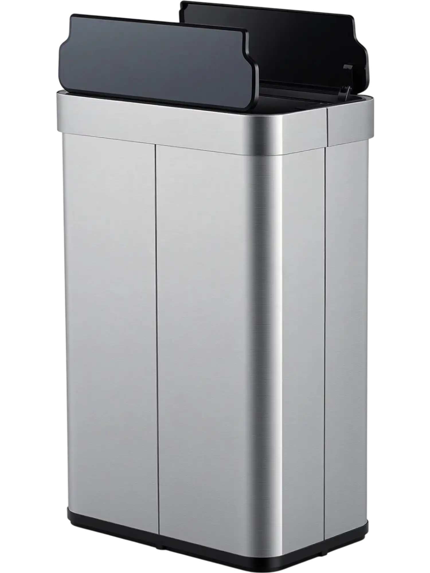 Costway 16 Gallon Trash Can with Wing Lids 51219005 New