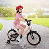 16 Inch Kids Bike Adjustable with Removable Training Wheels Pink for 3-8 Years Old - Gallery View 1 of 10