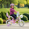 12 Inch Girls Bike Kids Bicycle with Doll Seat and Streamers for Children 3-4 Years Old - Gallery View 1 of 10