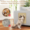 Cat scratching mat set featuring 6 natural sisal pieces for furniture protection and claw sharpening, ideal for various.