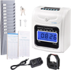 Yescom Punch Clock with Weekly Monthly Cards & Holder New
