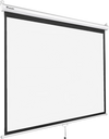 Yescom Retractable Manual Projection Screen 72" 4:3 Ceiling Wall New