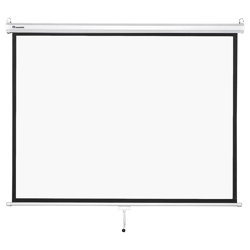 Yescom Retractable Manual Projection Screen 72" 4:3 Ceiling Wall New