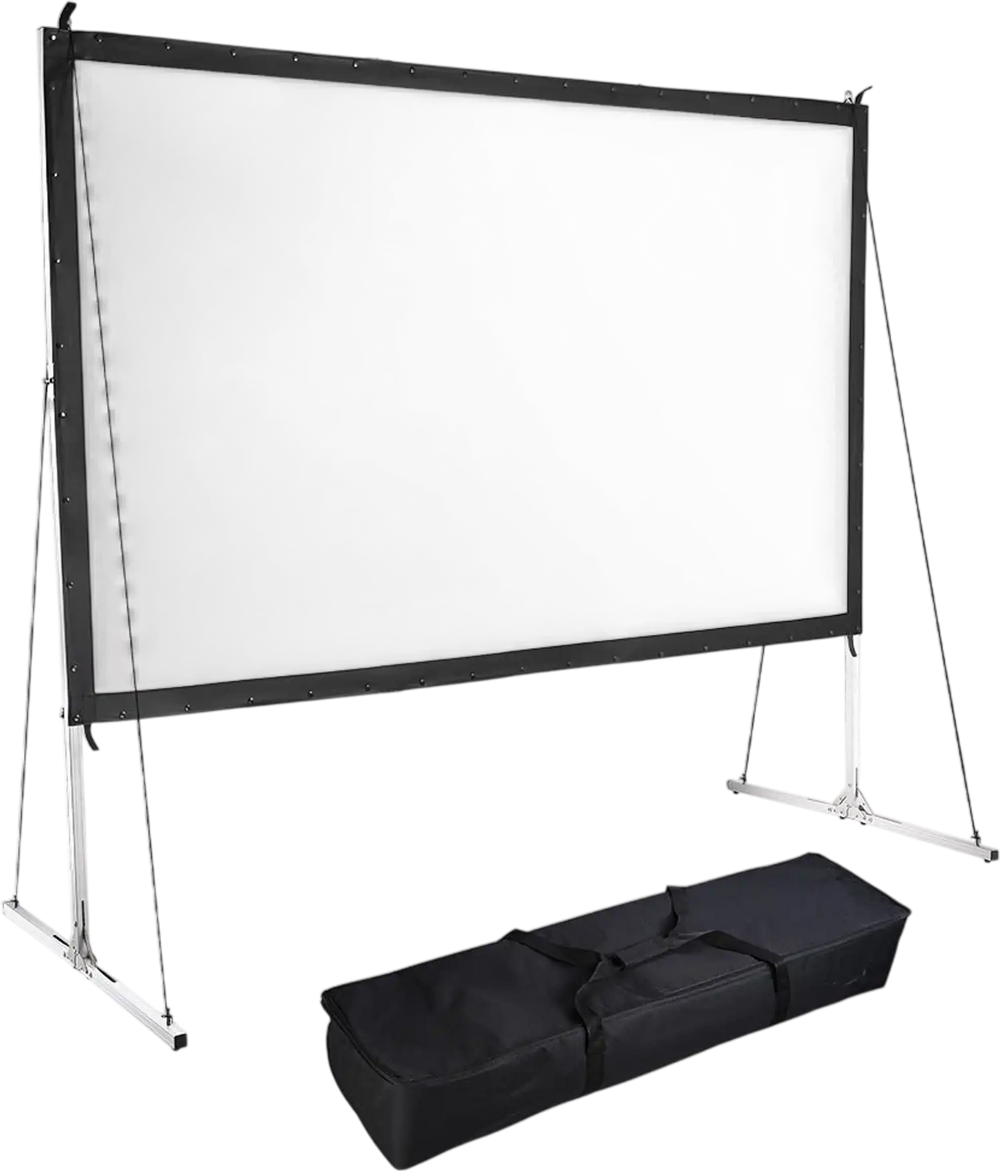 Yescom Outdoor Portable Projection Screen with Stand 16:9 100" New