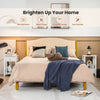 Multifunctional nightstand with storage drawer, sturdy MDF frame, and elegant design for versatile use in any room.