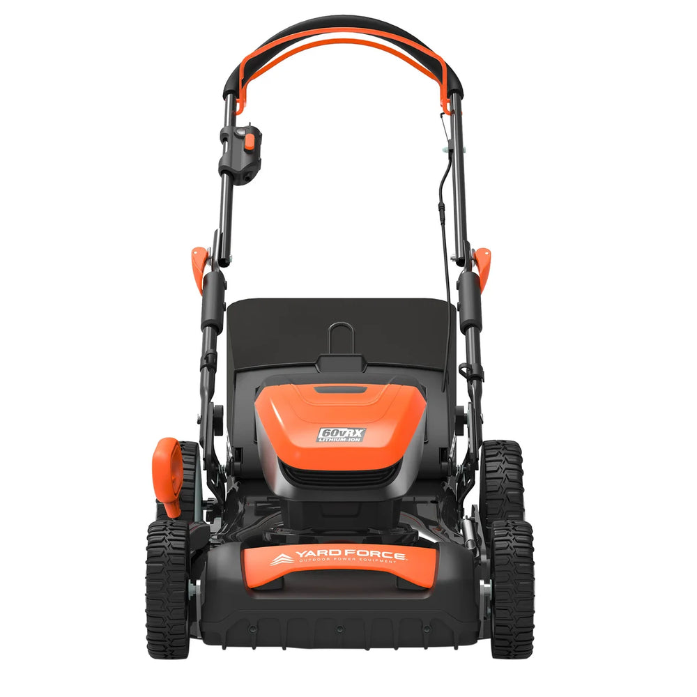 Yard Force YF60VRX Lawn Mower 21" w/ Lithium-Ion Battery and Fast Charger 60V New