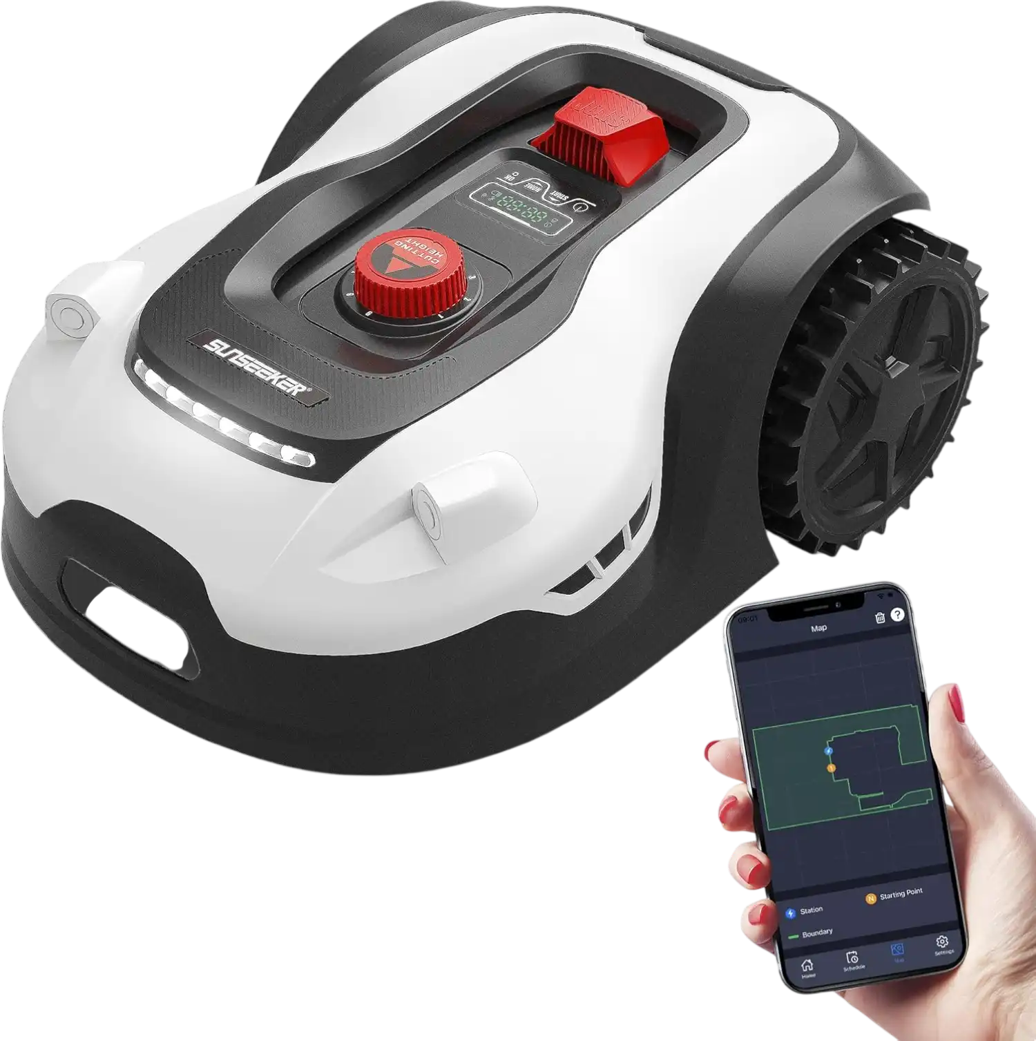 Sunseeker L22 Plus Robot Lawn Mower with GPS 1/4 to 1/2 Acre 20V Li-ion New