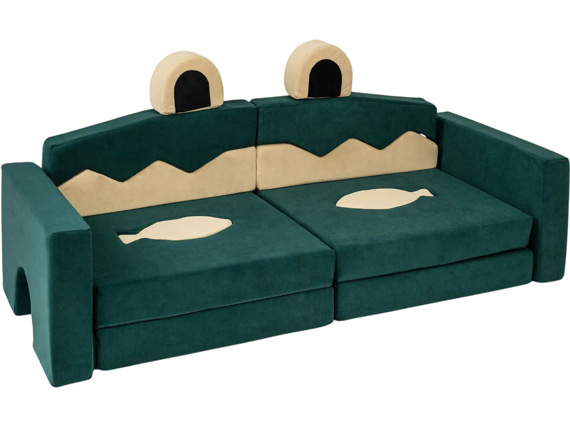 Costway 17-Piece Modular Kids Play Couch 88363141 New