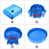 Yescom Foldable Pool D63x12 in. Nemo Red New
