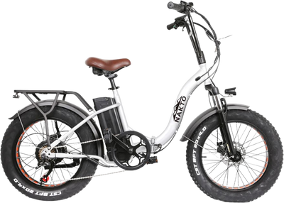 Nakto Folding OX Electric Fat Tire Bike 20