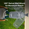 Betta EaseReel Battery-Powered Retractable Hose Reel System - 180° Swivel Wall Mount for Maximum Reach