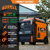 GENMAX GM9500iEDC 50 Amp 7600W/9500W Inverter Generator Dual Fuel Gas Propane Remote Start CO Sensor New