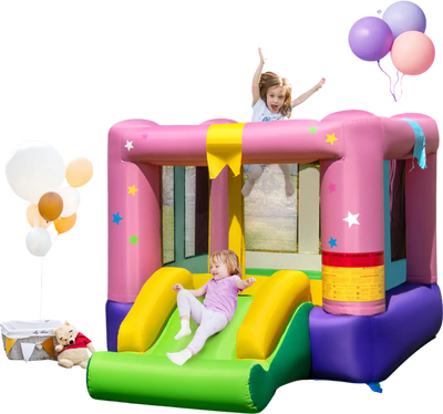 Costway Inflatable Bounce House w/ 480W Blower Carrying Bag 52229868 New