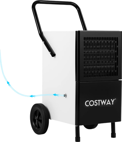 Costway 189 Pint Commercial Dehumidifier Built-in Water Pump 72124330 New