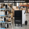 Commercial dehumidifier with built-in pump, 189 pints/day capacity, suitable for large spaces like warehouses and.