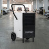 Commercial dehumidifier with built-in pump, 189 pints/day capacity, designed for large spaces like garages and.