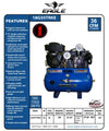 Eagle Truck Mount Air Compressor 200 PSI 55 Gal. 36 CFM 18 HP Vanguard Electric Start 18G55TRKE New