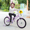 18 Inch Girl Bike with Basket with Detachable Training Wheels for 4-8 Years Old-18 inches - Gallery View 1 of 9