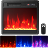 18 Inch Electric Fireplace Insert Fireplace Heater with Overheat Protection