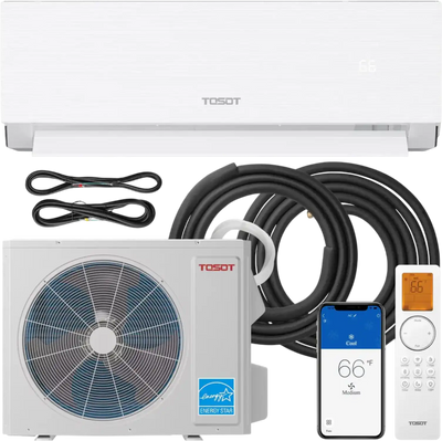 Tosot Aoraki Mini-Split Air Conditioner Heat Pump WiFi 18,000 BTU 24.5 SEER2 ERV Compatible New