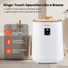 18 L large towel warmer with LED display, high temperature indicator, and one-touch operation for easy bathroom use.