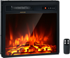 18 Inch 1500W Electric Fireplace Freestanding and Recessed Heater