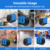 190 PPD commercial dehumidifier with pump and wheels, ideal for large areas and easy mobility in industrial settings.