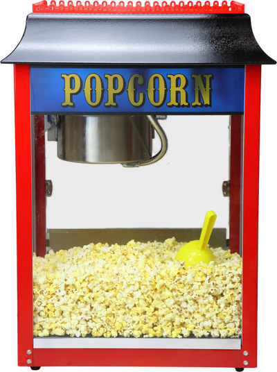 Paragon 1911 Popcorn Machine Antique Red 8 oz Kettle 1420W 120V New