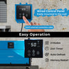 Wired control panel for the 192 Pint Crawl Space Dehumidifier with 3 modes and 24H timer, ideal for flexible placement.