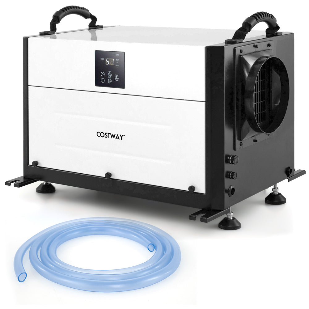 192 Pint Crawl Space Dehumidifier with 3 Modes and 24H Timer-White - Gallery View 1 of 9