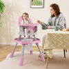 16-in-1 Baby High Chair with Activity Center and Booster Seat for Babies and Toddlers-Pink - Gallery View 1 of 11